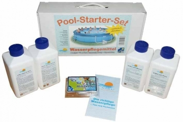 Wasserpflege Pool-Starter-Set mit Tester für PH-Wert und Sauerstoff chlorfrei